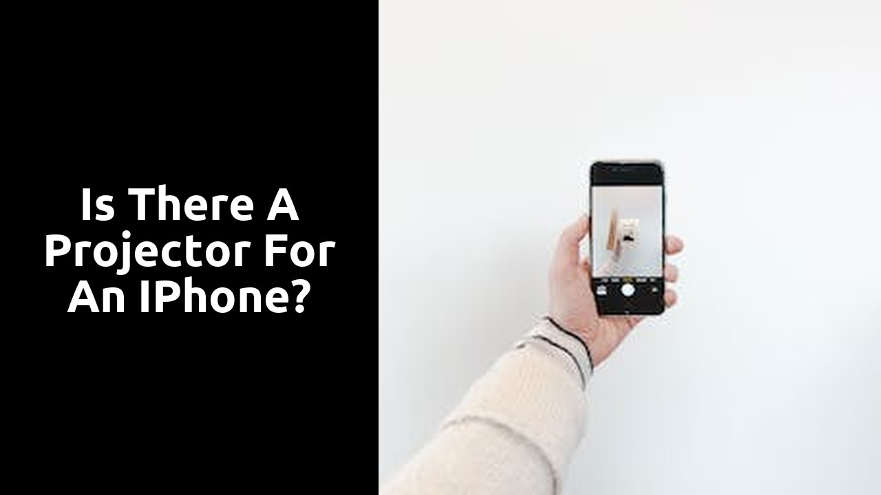 Is there a projector for an iPhone?