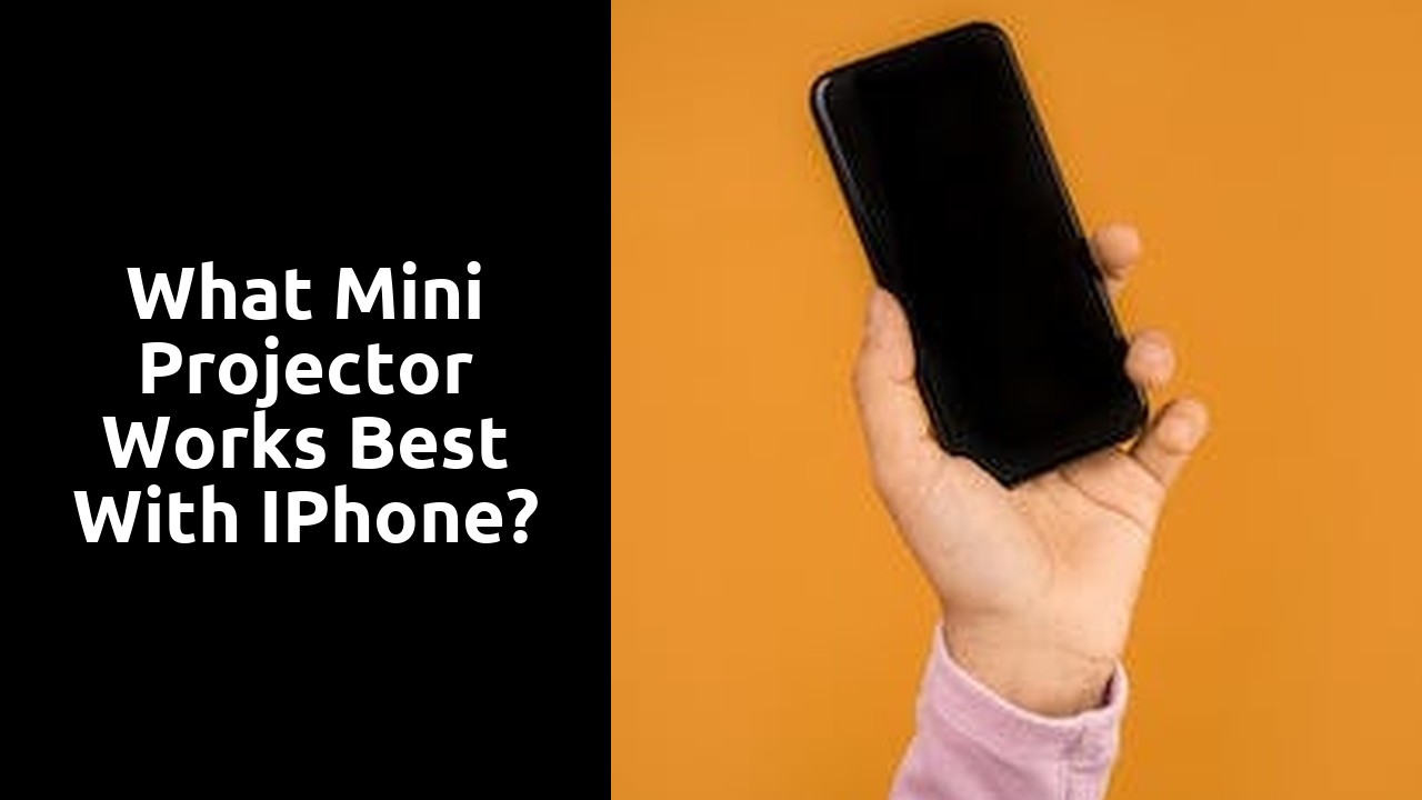What mini projector works best with iPhone?
