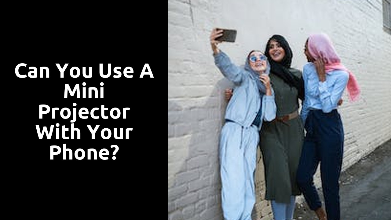 Can you use a mini projector with your phone?